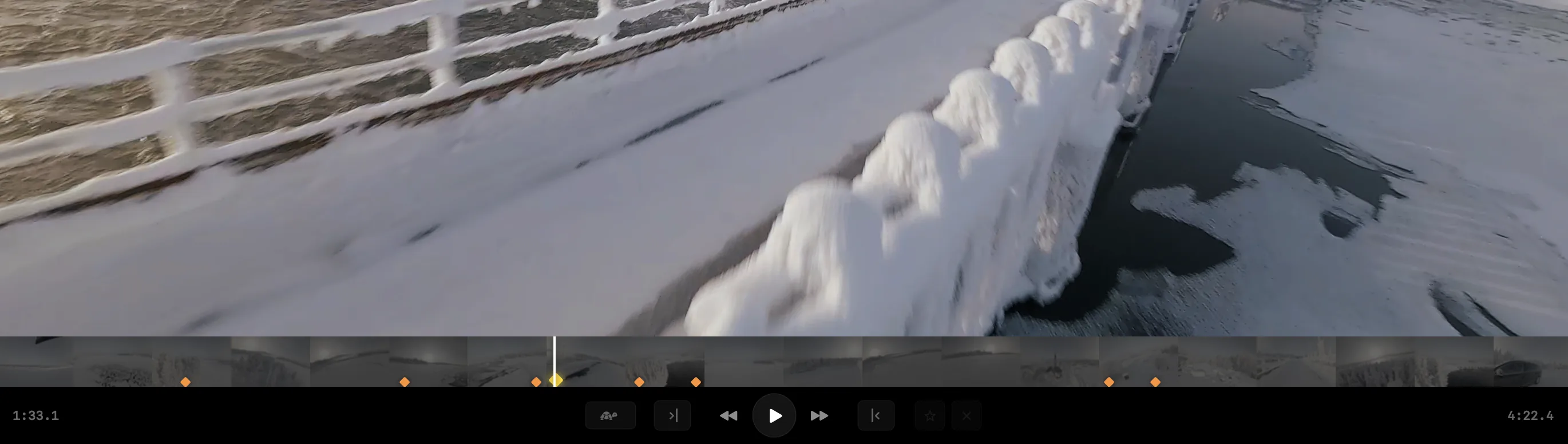 Keyframe reframing — animate vertical and horizontal crop over time with smooth transitions